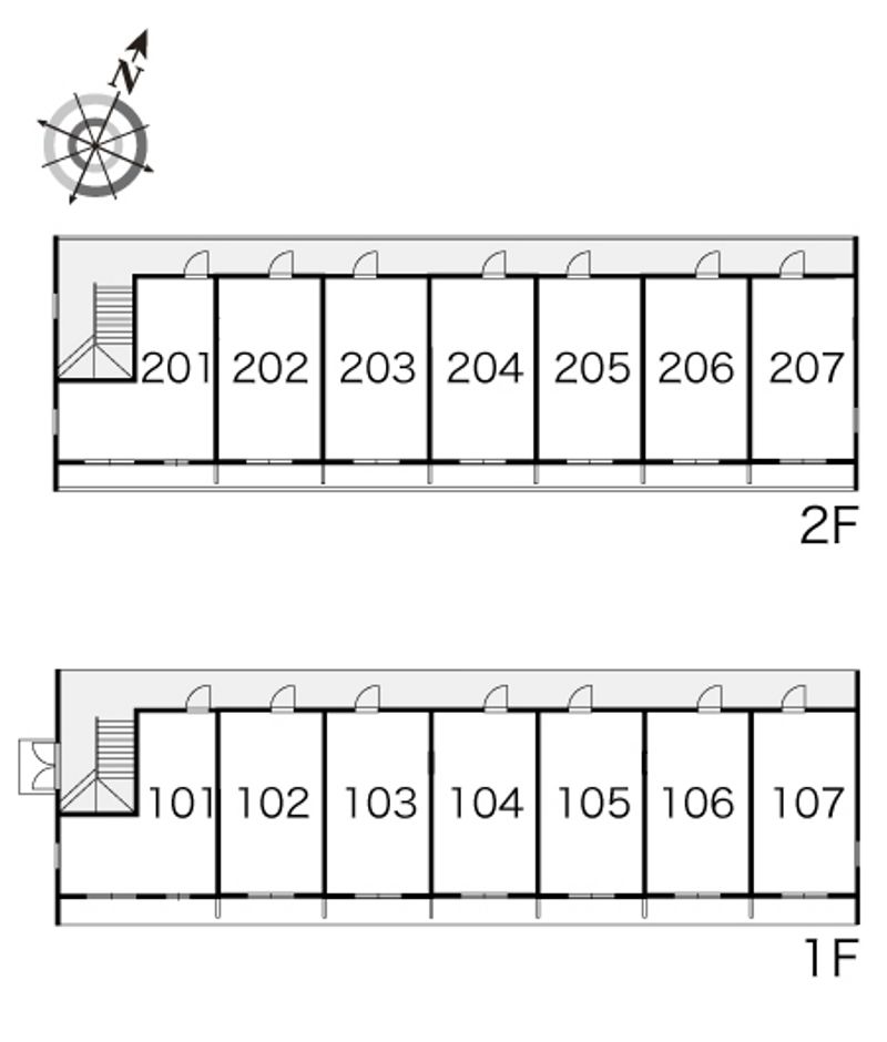 レオパレスル・シエル 間取配置図