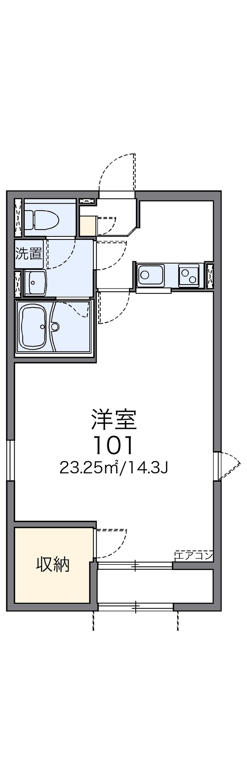 レオネクストリトルスクウェア 間取図