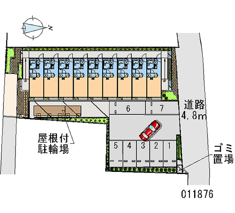 11876 Monthly parking lot