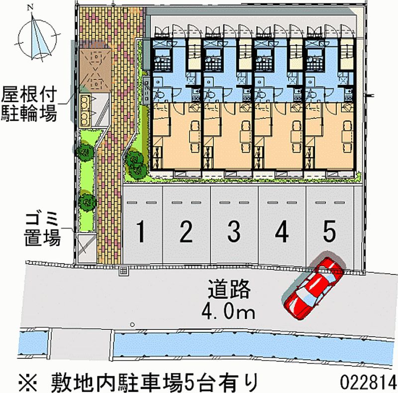 レオパレス野口 区画図