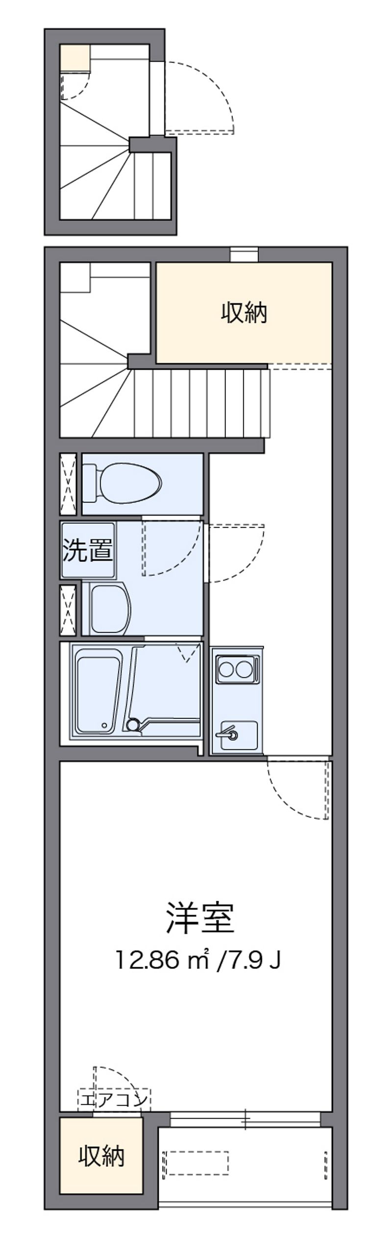 クレイノ正蓮寺 間取図