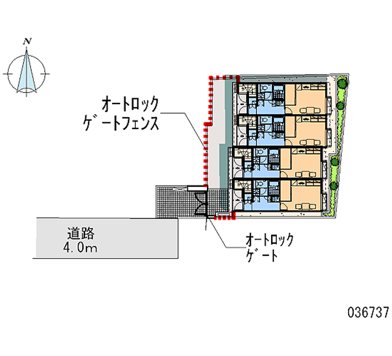 レオパレス代田橋 区画図