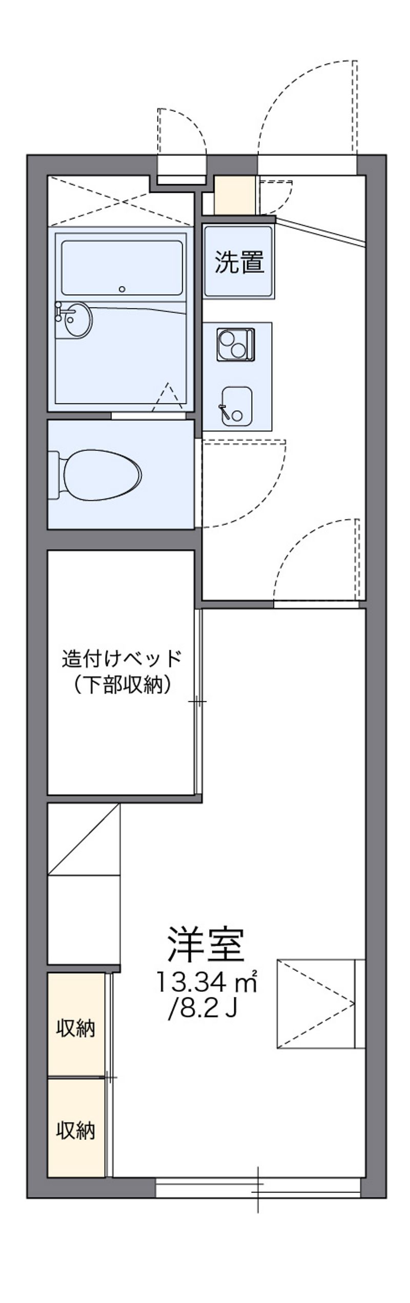 レオパレス柏崎 間取図