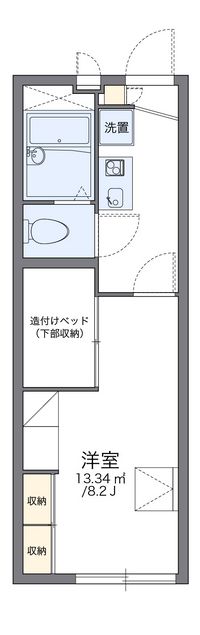 レオパレス柏崎 間取り図