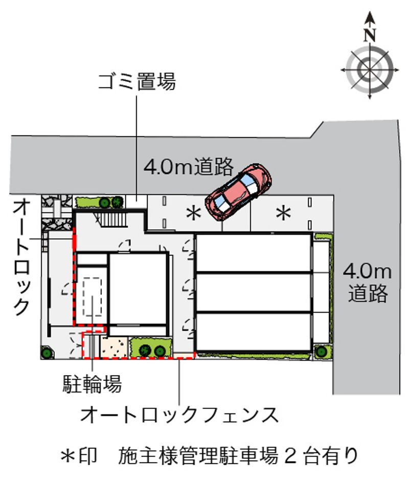 レオネクスト竹田 配置図