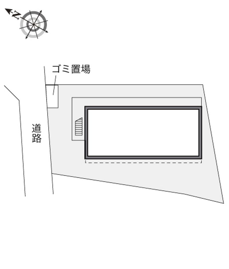 レオパレス茂盛 配置図