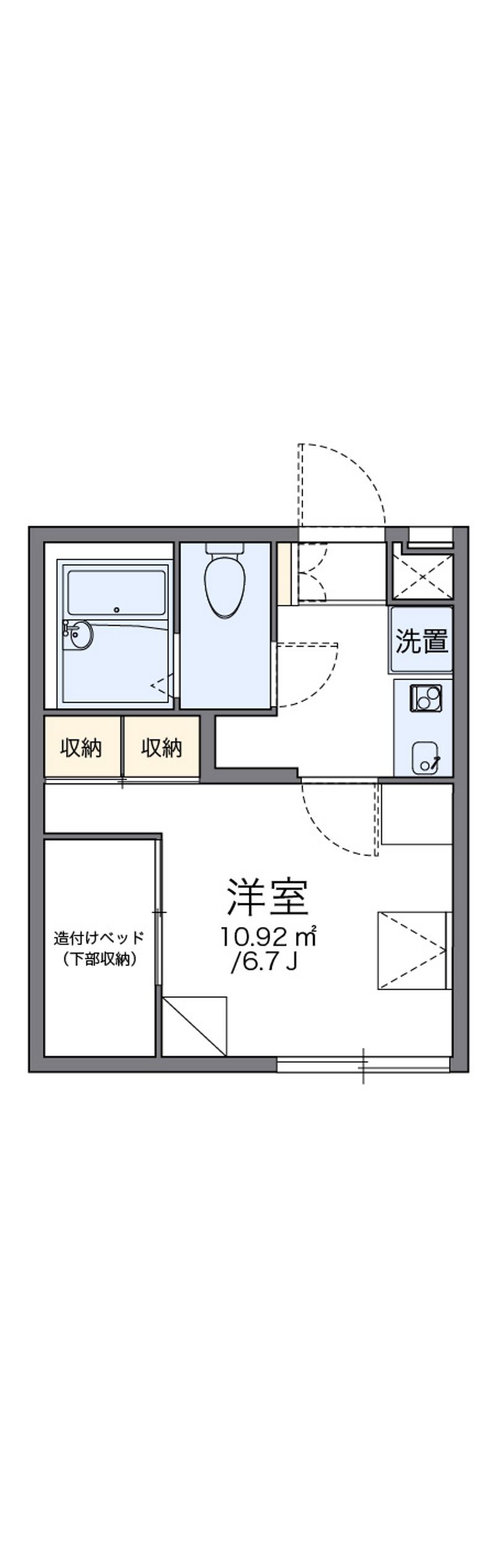 レオパレス片山町 間取図