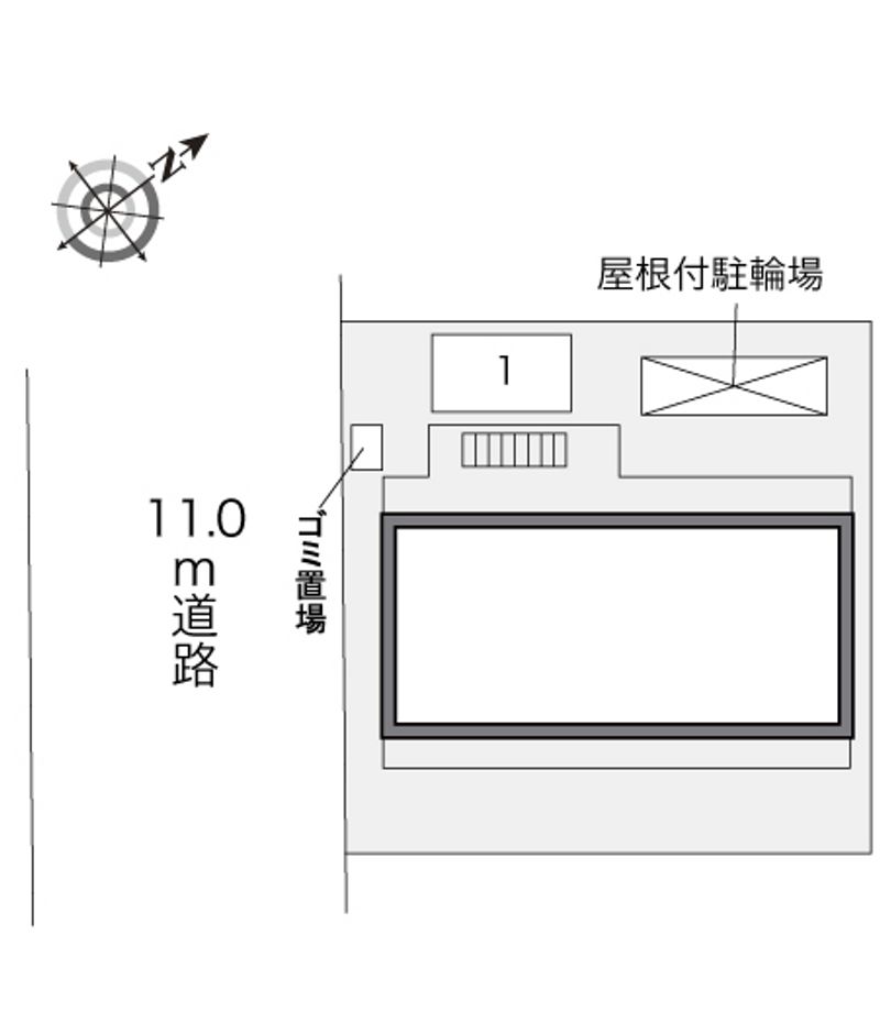 レオパレスプリウス　アン 配置図
