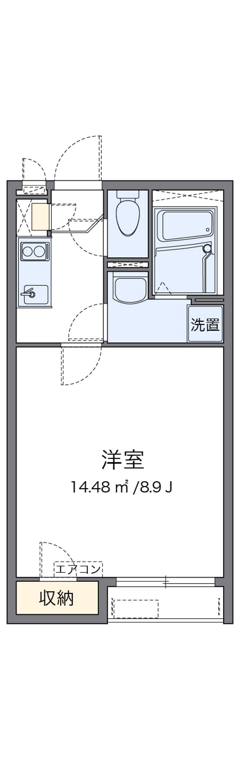 クレイノ修 間取図