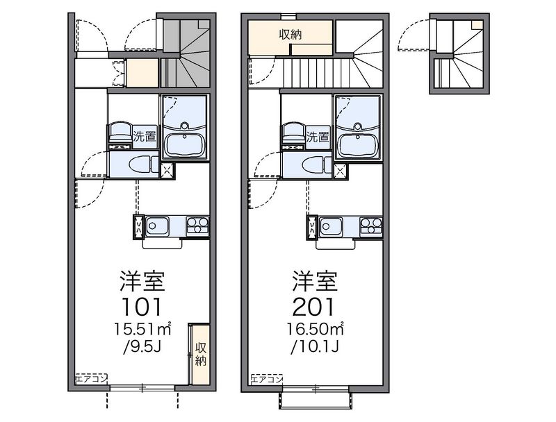 レオネクストエスポワール松橋 間取図