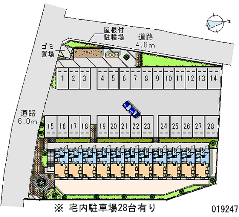 19247月租停車場