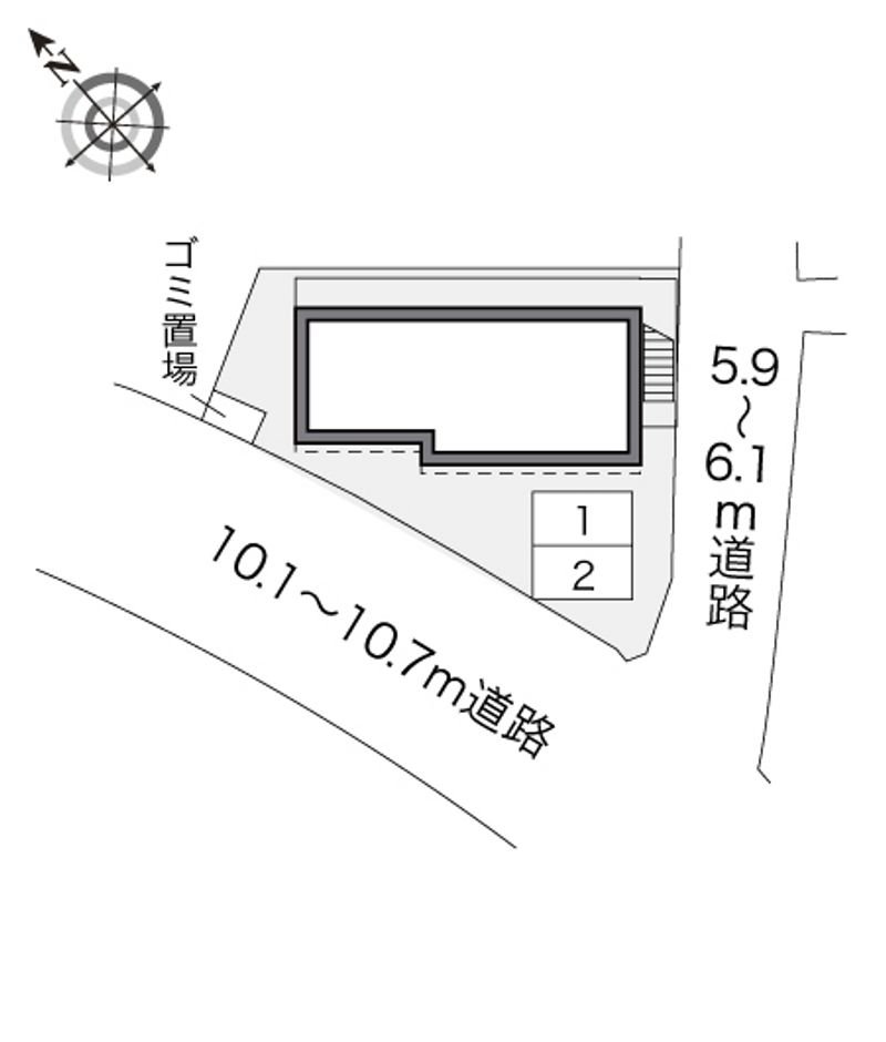 レオパレス上野 配置図