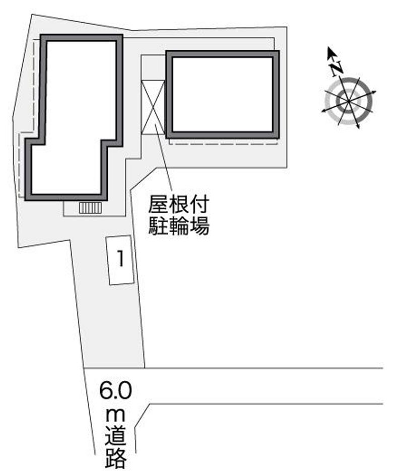 レオパレスはなみずき 配置図