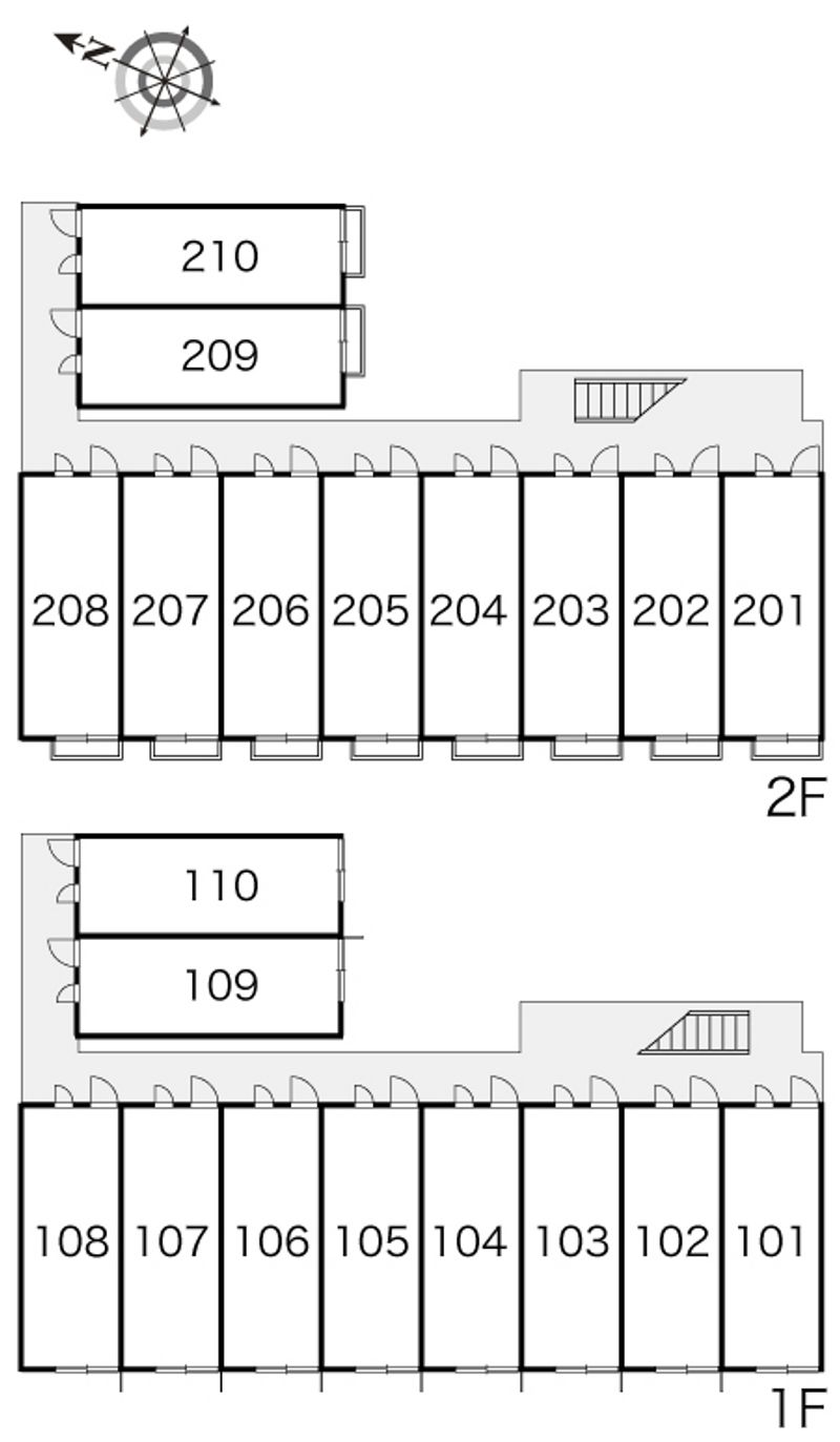 レオパレスアリエッタ 間取配置図