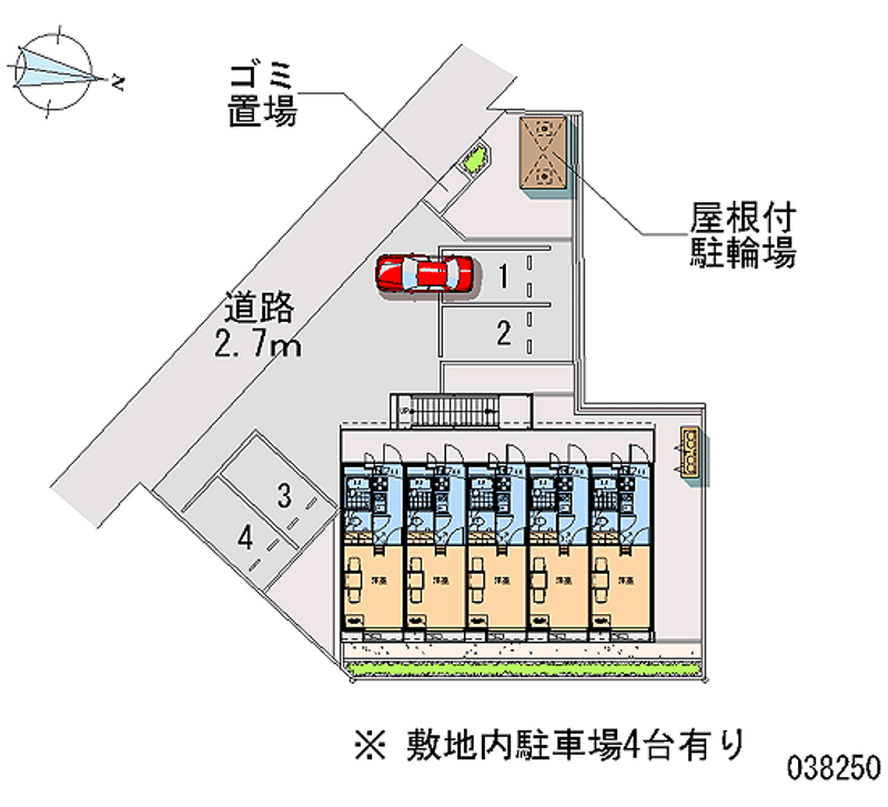 レオパレスコトブキ 月極駐車場