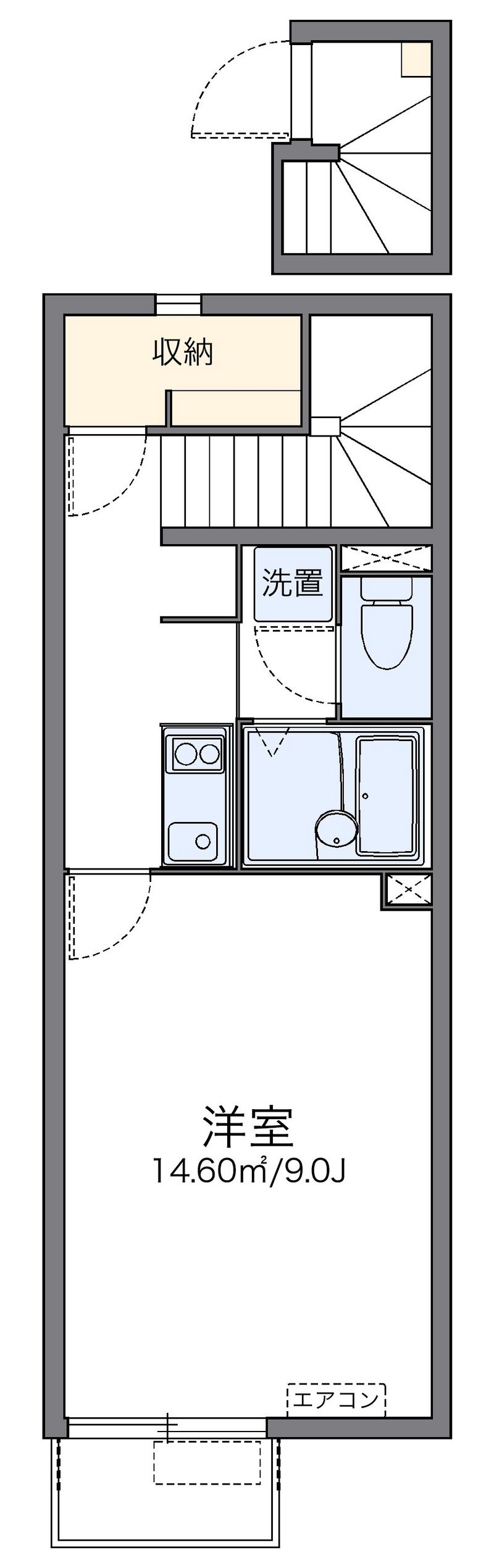 レオネクストＣＯＭＯＩＫＥ 間取図