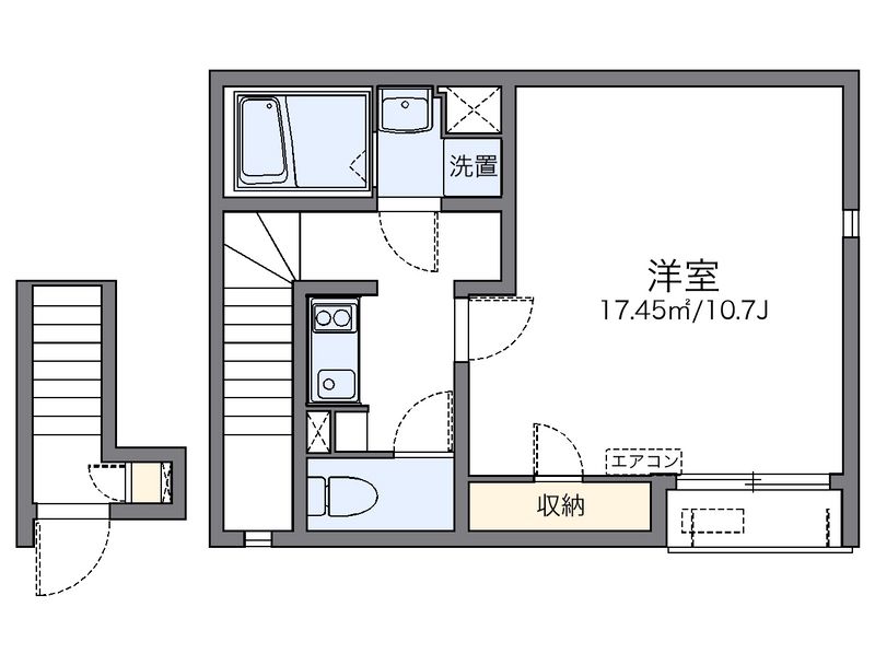 レオネクストカワセミ 間取図
