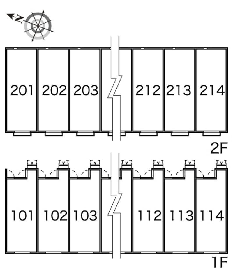 レオネクストセジュールカーサⅣ 間取配置図