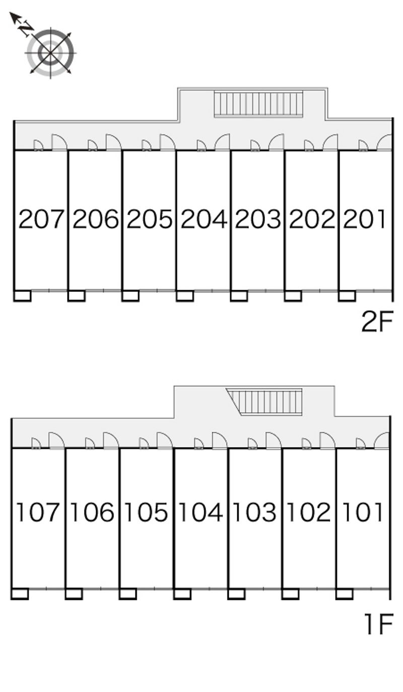 レオパレスさくら 間取配置図