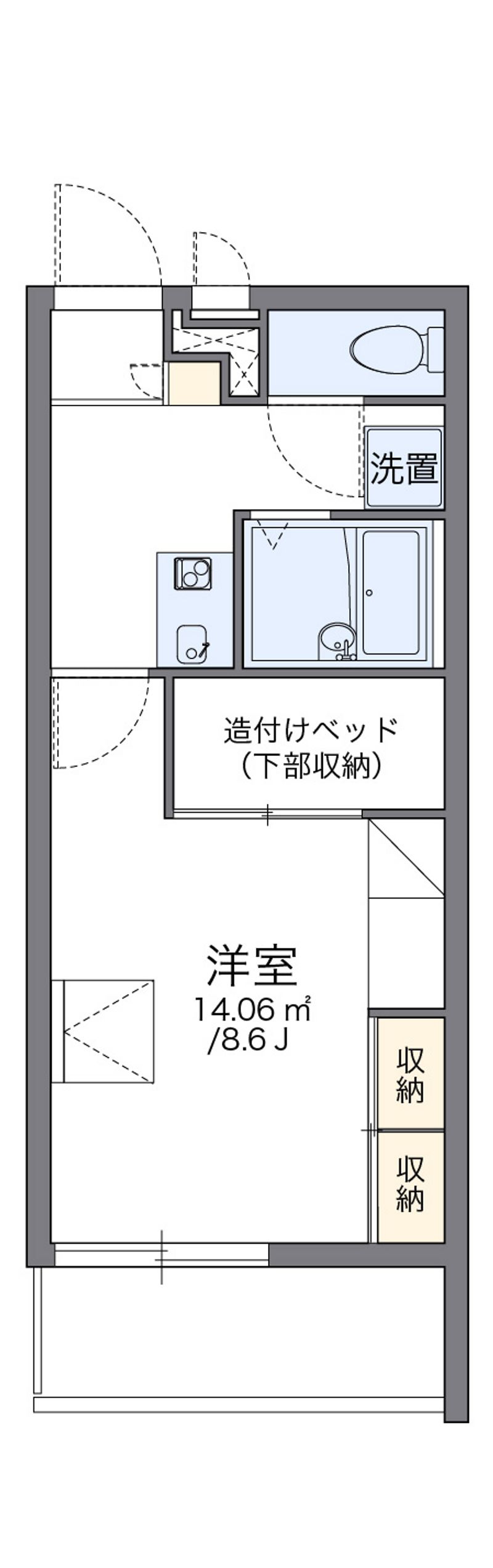 レオパレス畑山 間取図