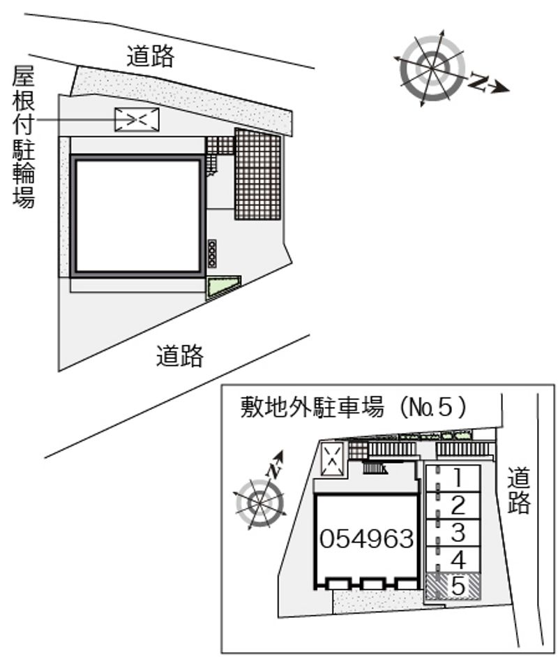 レオパレススペランサ明花 配置図