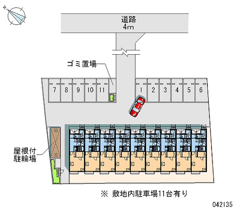 42135 Monthly parking lot