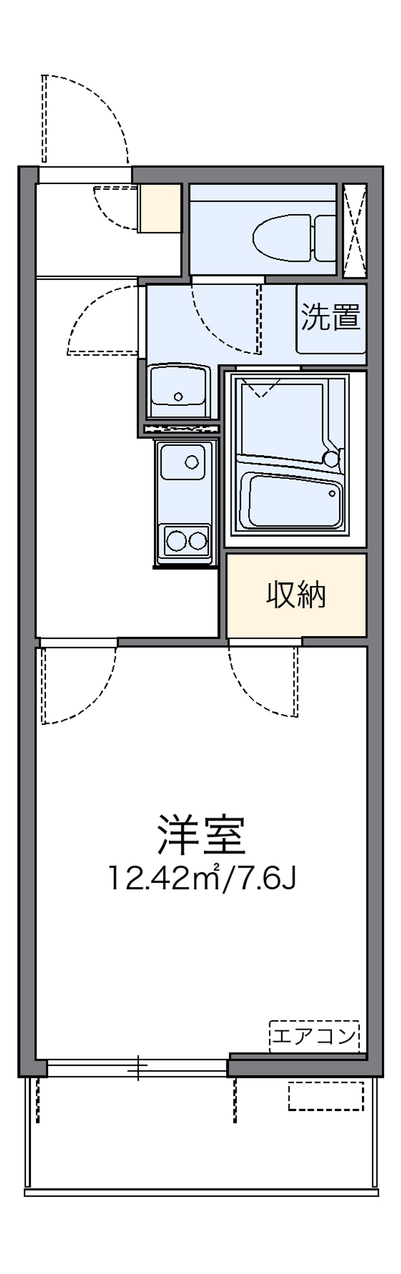 レオネクストシャトレー出花 間取図