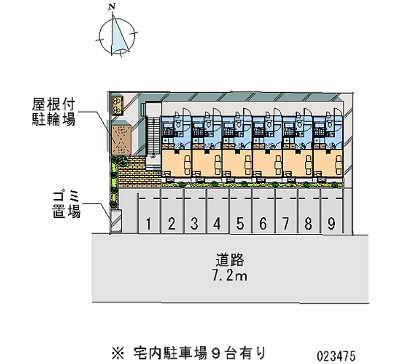 23475 bãi đậu xe hàng tháng