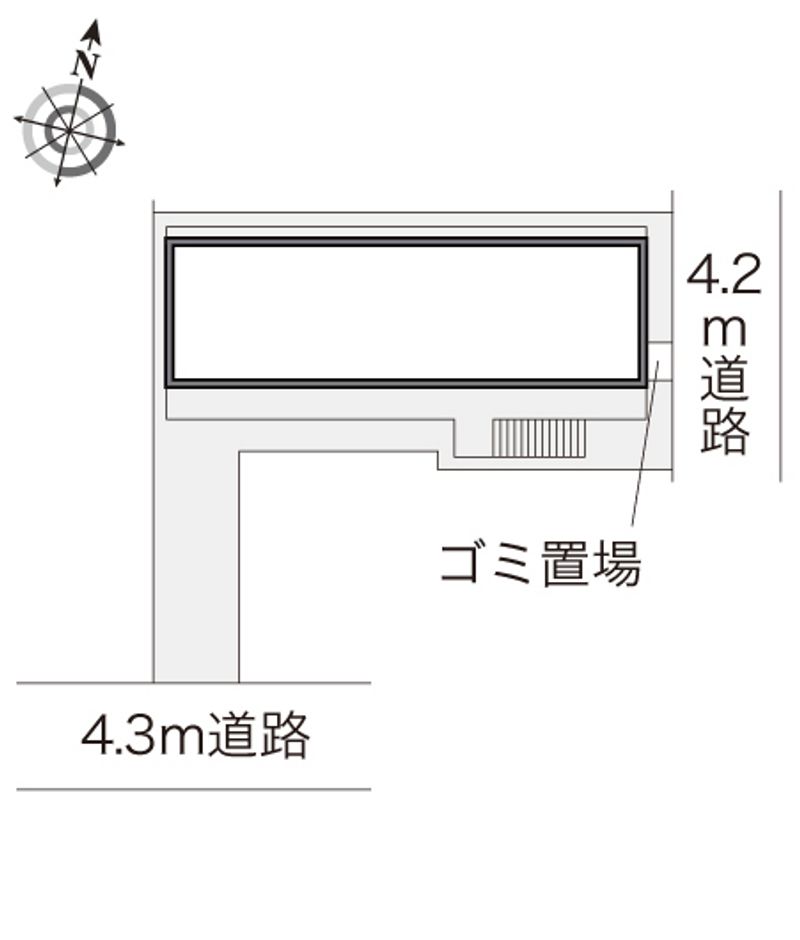 レオパレスヒロ 配置図