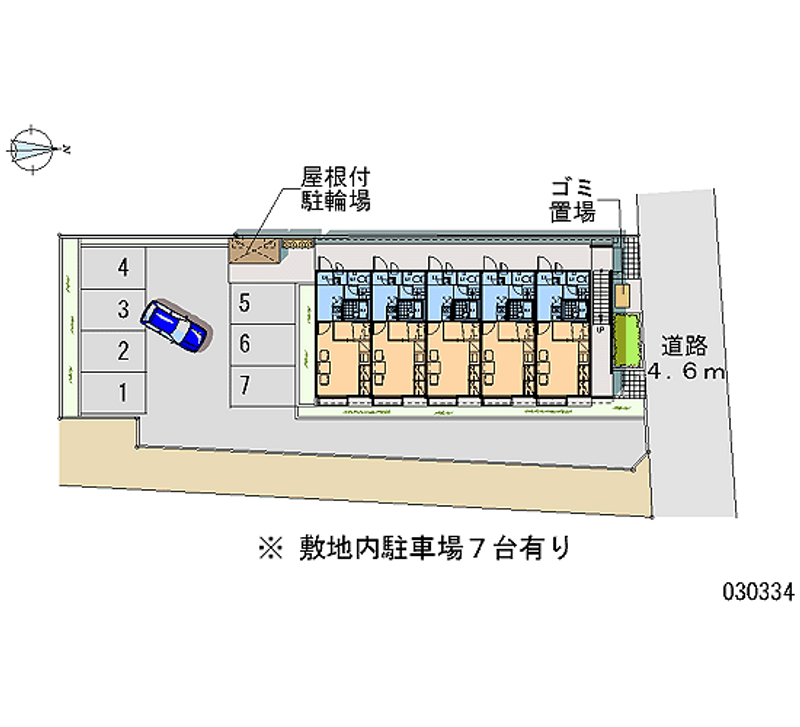 レオパレスデュオ 月極駐車場