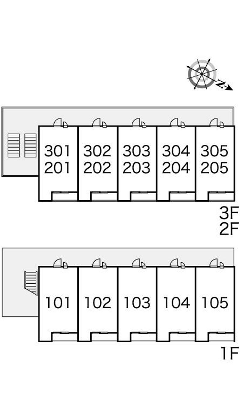 レオパレスベルコンフォート 間取配置図