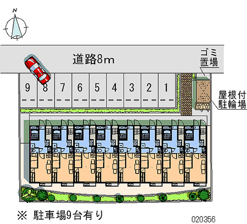 レオパレスエスパシオ 月極駐車場