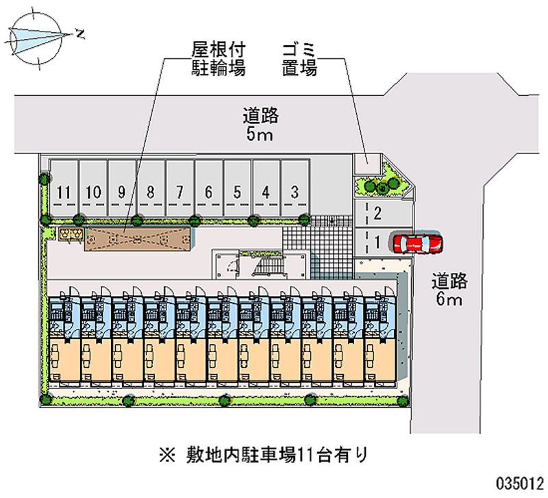 レオパレスグランドＫＩ 月極駐車場