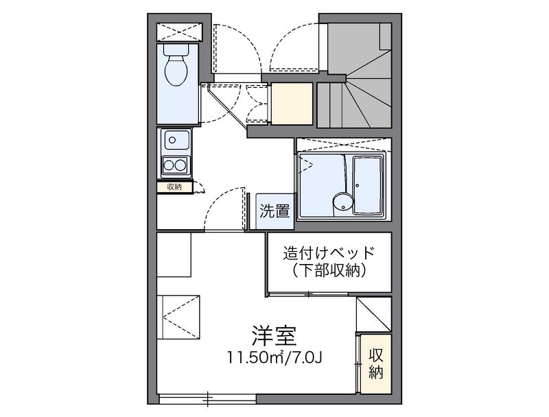 レオパレスコンフォート 間取図