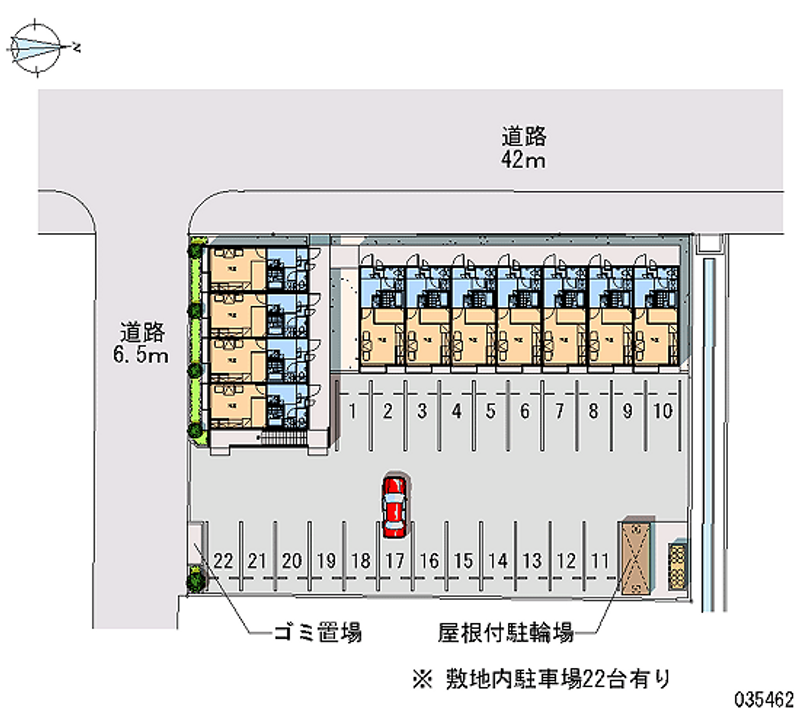 レオパレススカイブルー細畑 月極駐車場