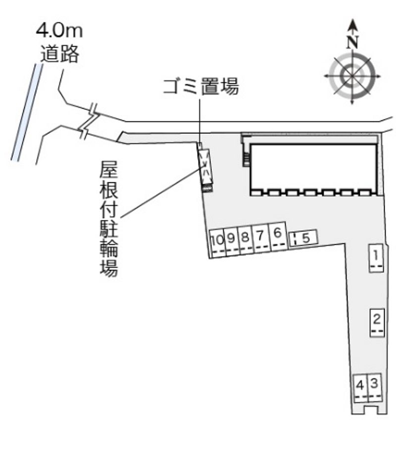 レオネクストクレール小山 駐車場