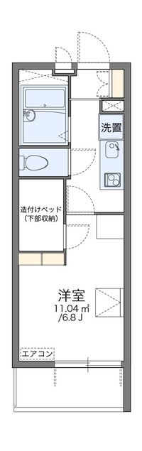 レオパレスユウ 間取り図