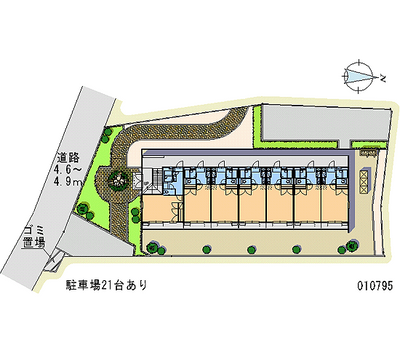 10795 Monthly parking lot