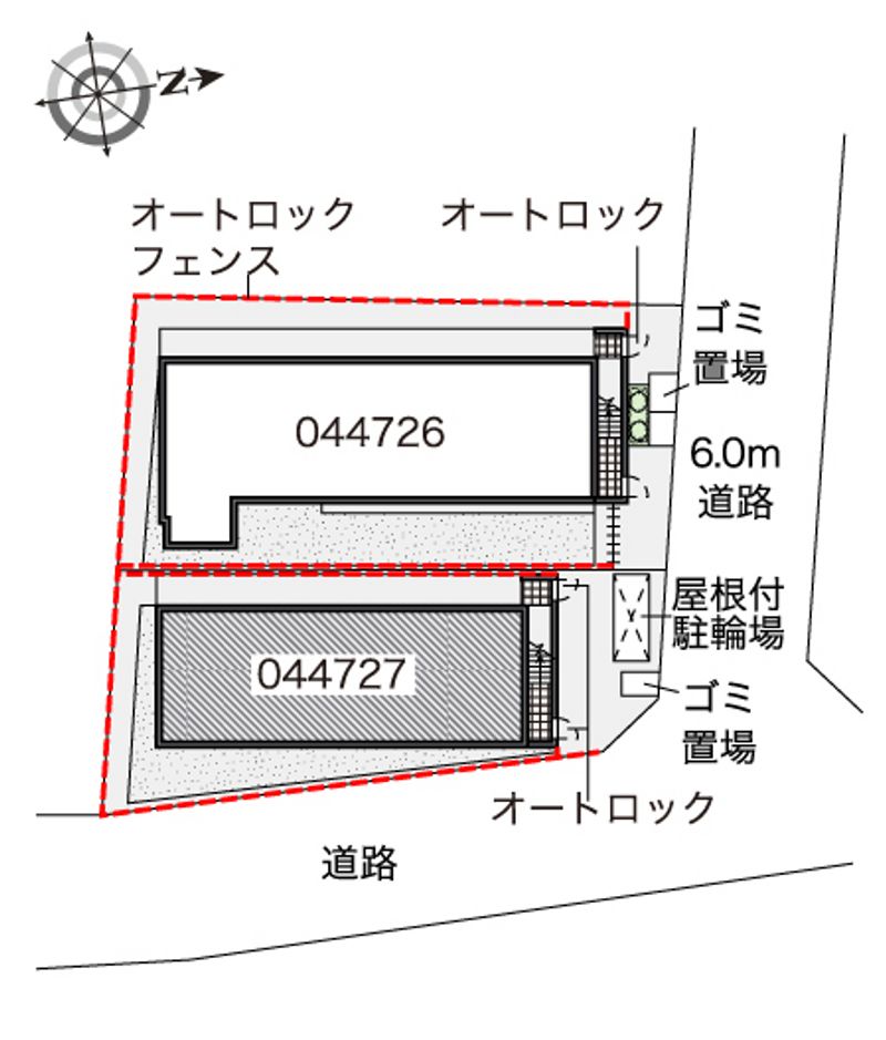 レオパレスハーモニー 配置図