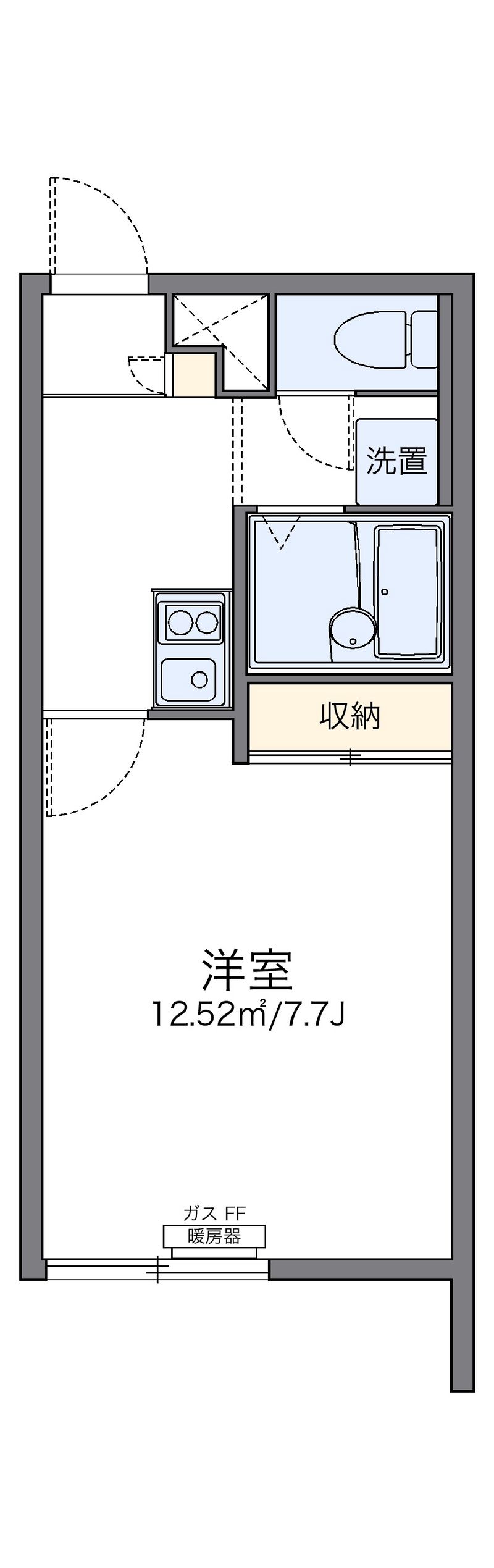 レオパレスプラウ 間取り
