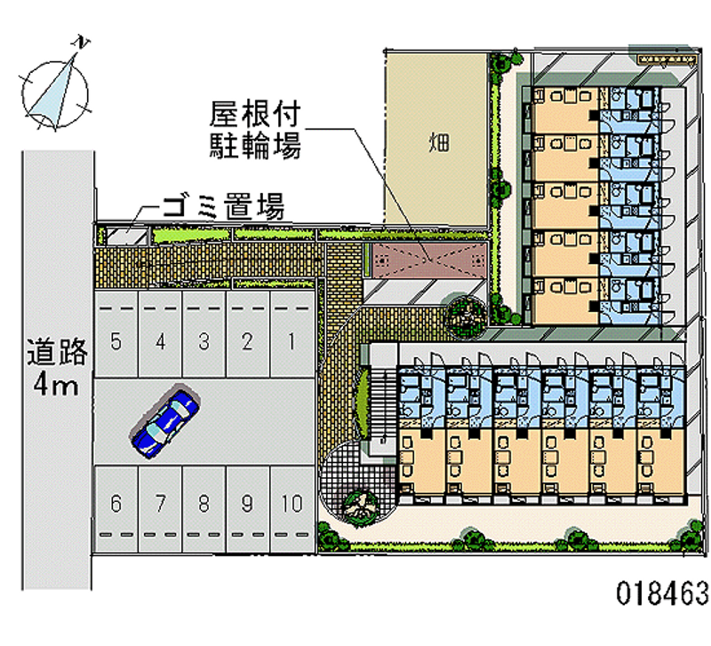 18463 Monthly parking lot