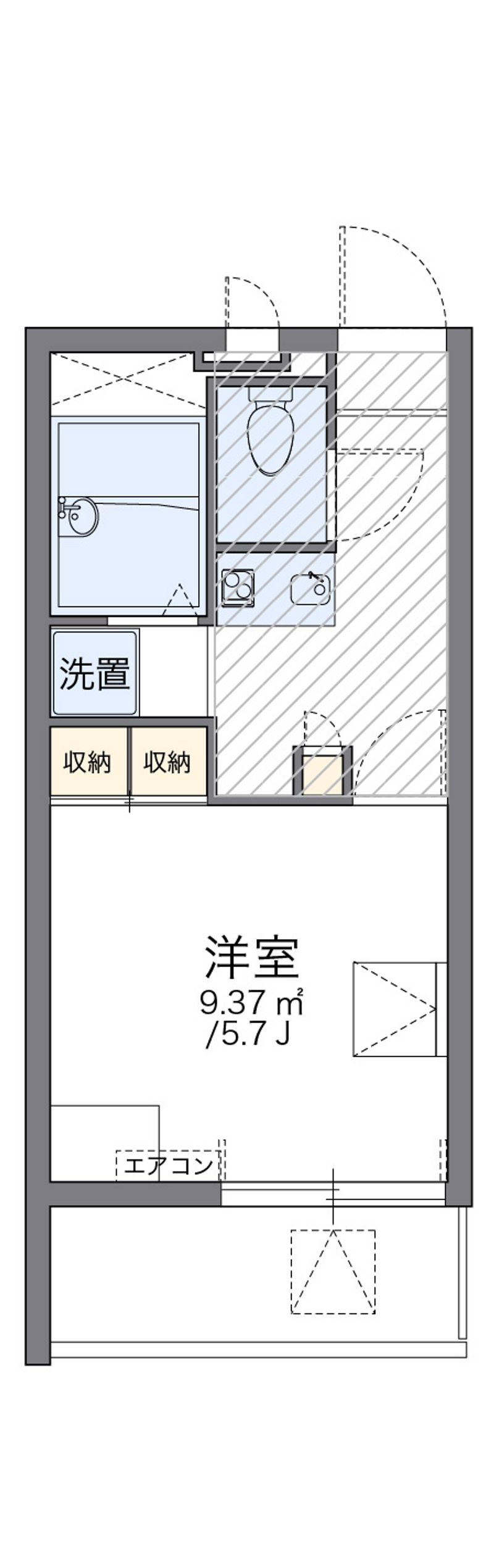 レオパレスオーパス 間取図