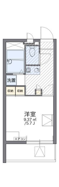 レオパレスオーパス 間取り図