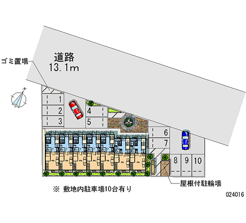 レオパレス東三郷 月極駐車場