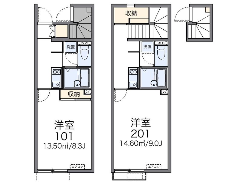 レオネクストＳｕｎＳｈｉｎｅ１ 間取図