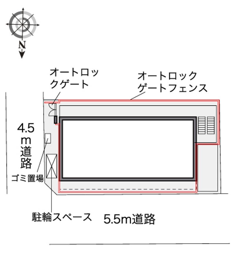 レオパレスシェモアⅢ 配置図