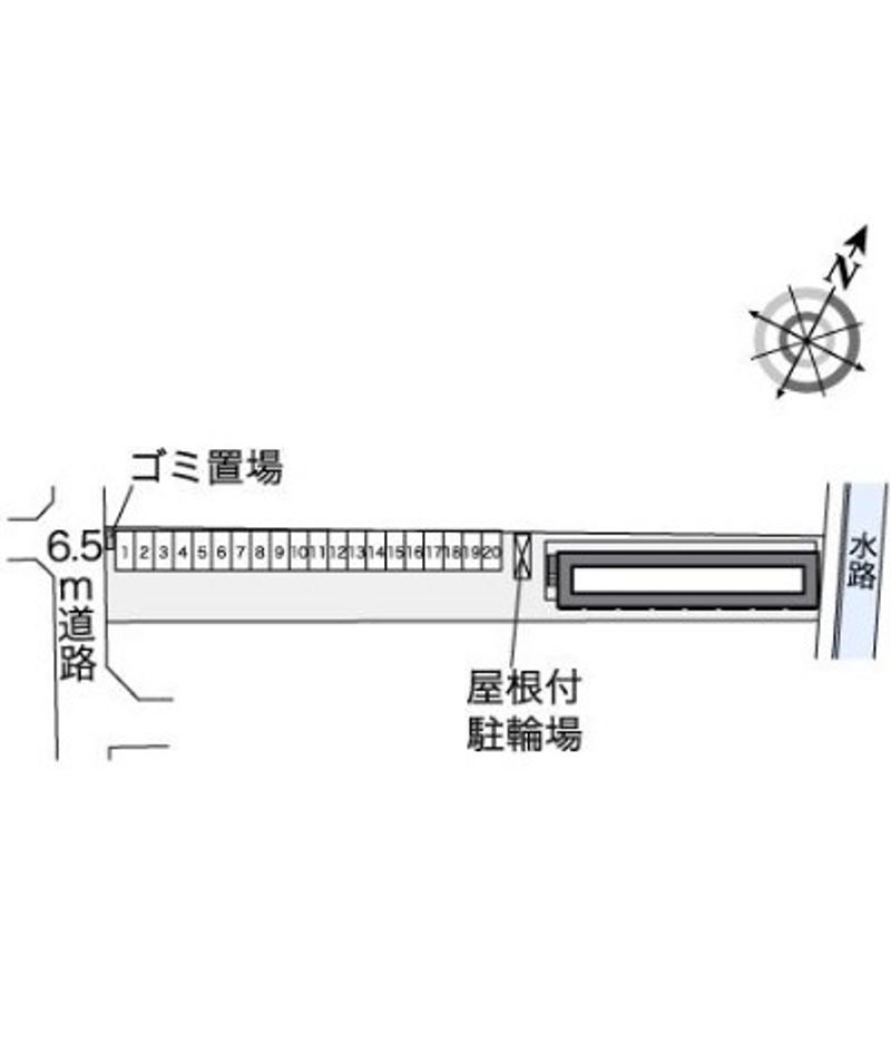 レオパレスプラムＫ 駐車場
