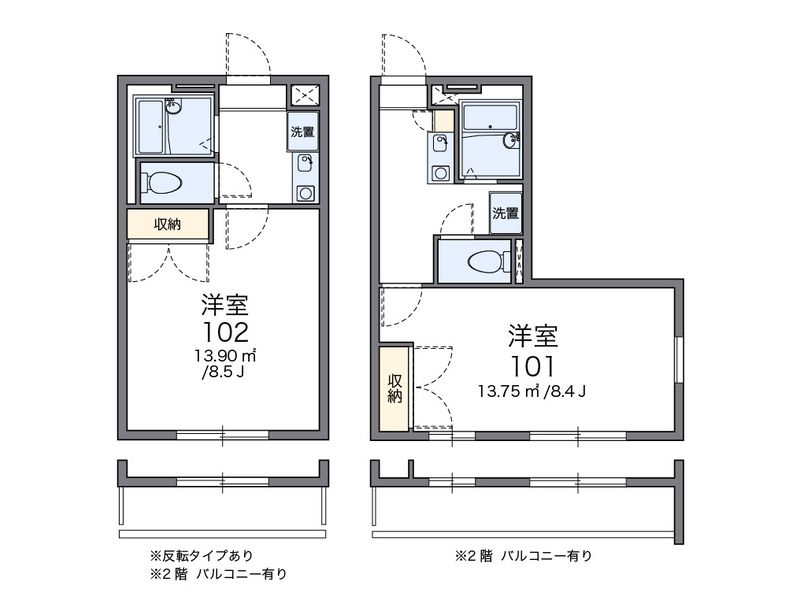 レオパレスさくらはうす 間取図