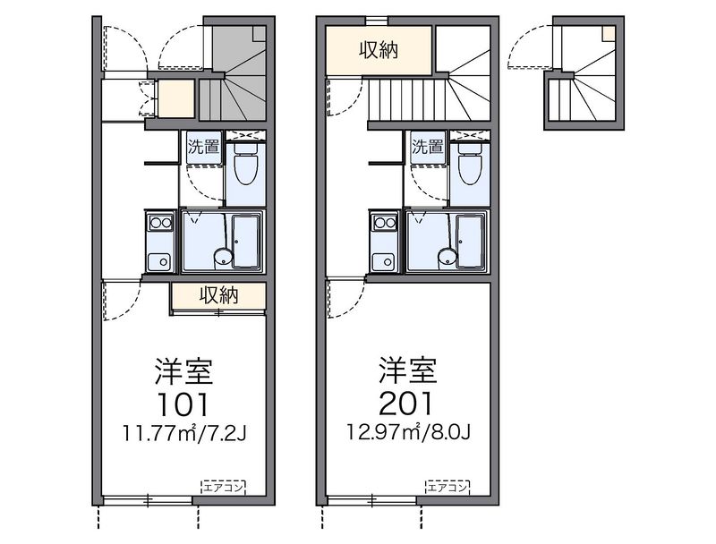 レオネクストＲＹＵＳＥＩ 間取図