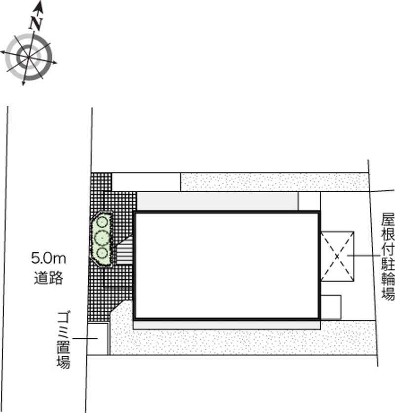 レオパレスドミール柏 配置図